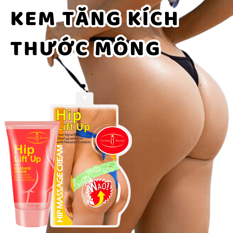 Kem Tăng Kích Thước Mông, Nở Mông  Aichun Beauty Thước Săn Chắc Vòng 3 Hip Lift Up Cream LAMYMES 150ml