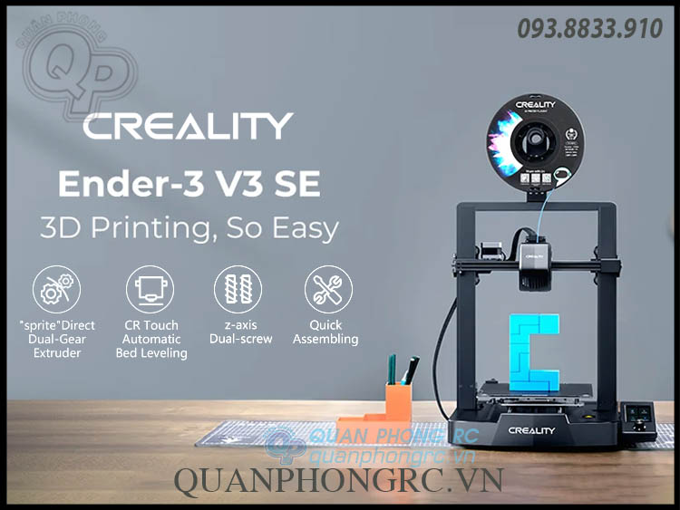 Máy in 3d creality ender 3 v3 se fdm printer