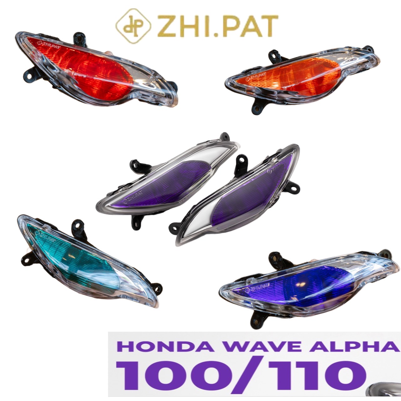 ZHI.PAT - Xi nhan trước gắn Wave Alpha / Wave S / Wave RS / Wave 50cc 100cc 110cc - Nhiều màu * Hàng chính hãng
