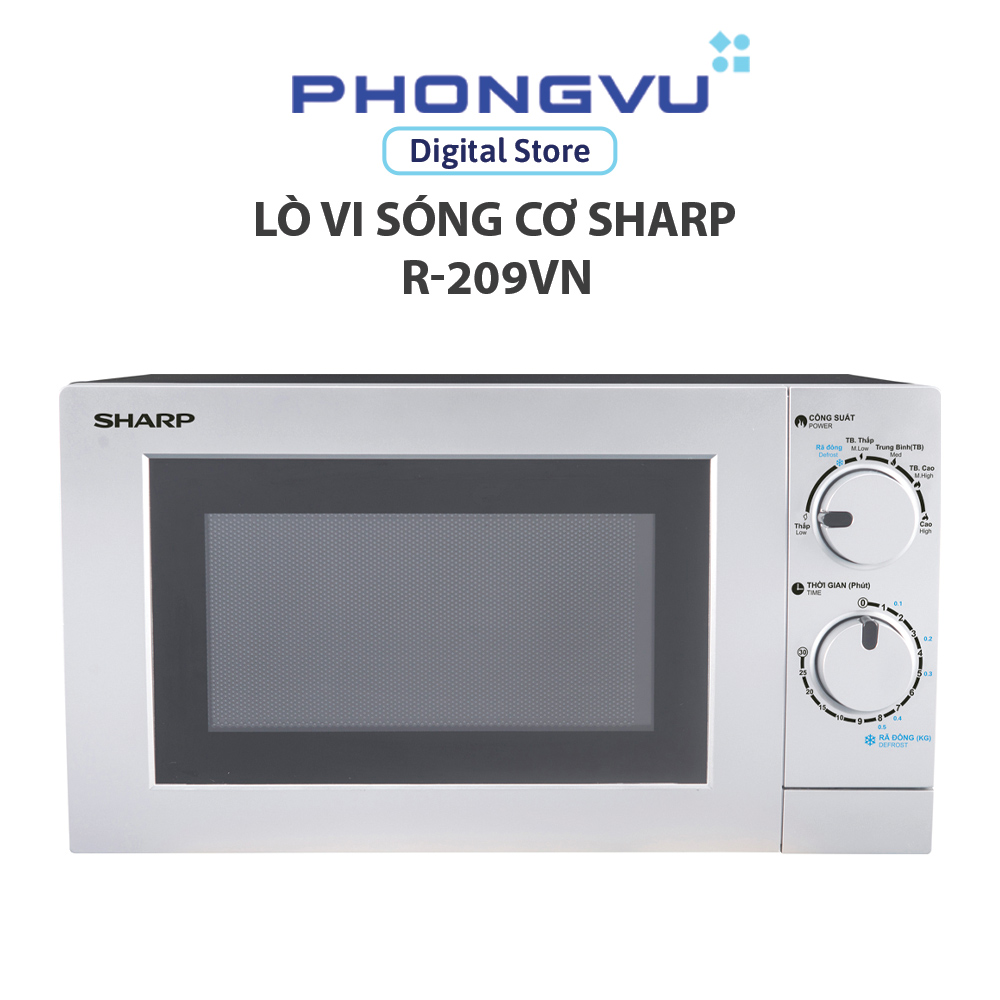 Lò vi sóng cơ Sharp R-209VN - Bảo hành 12 tháng