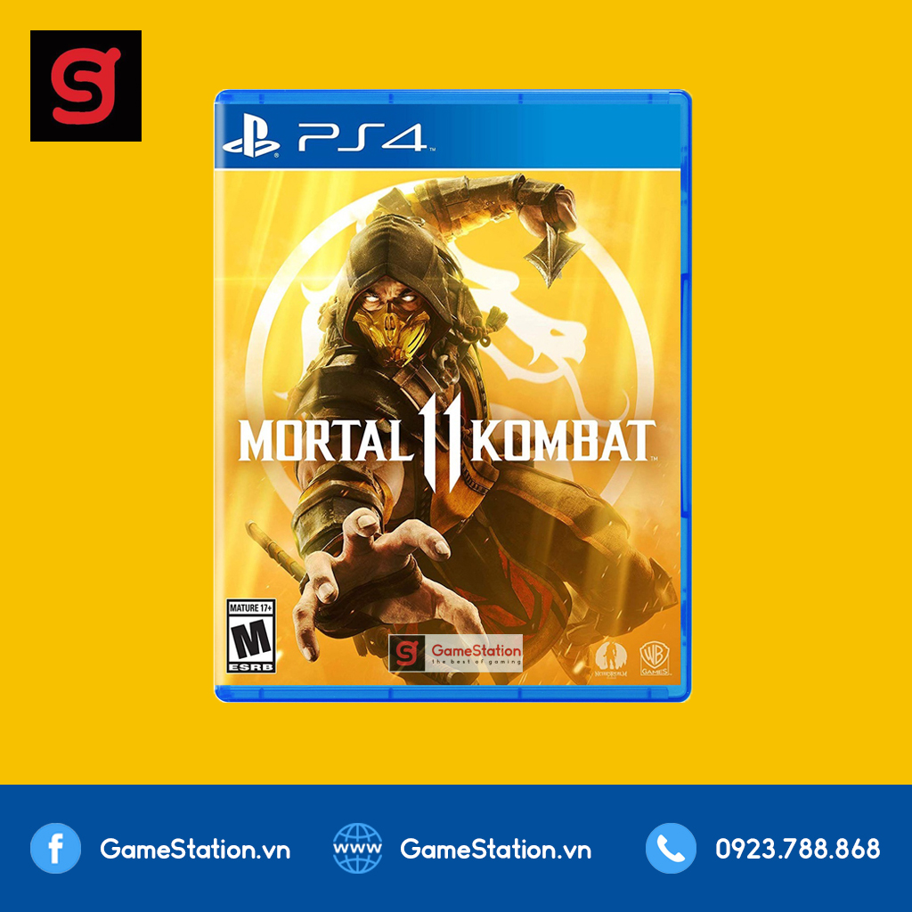 Đĩa Game PS4: Mortal Kombat 11 - hệ EU