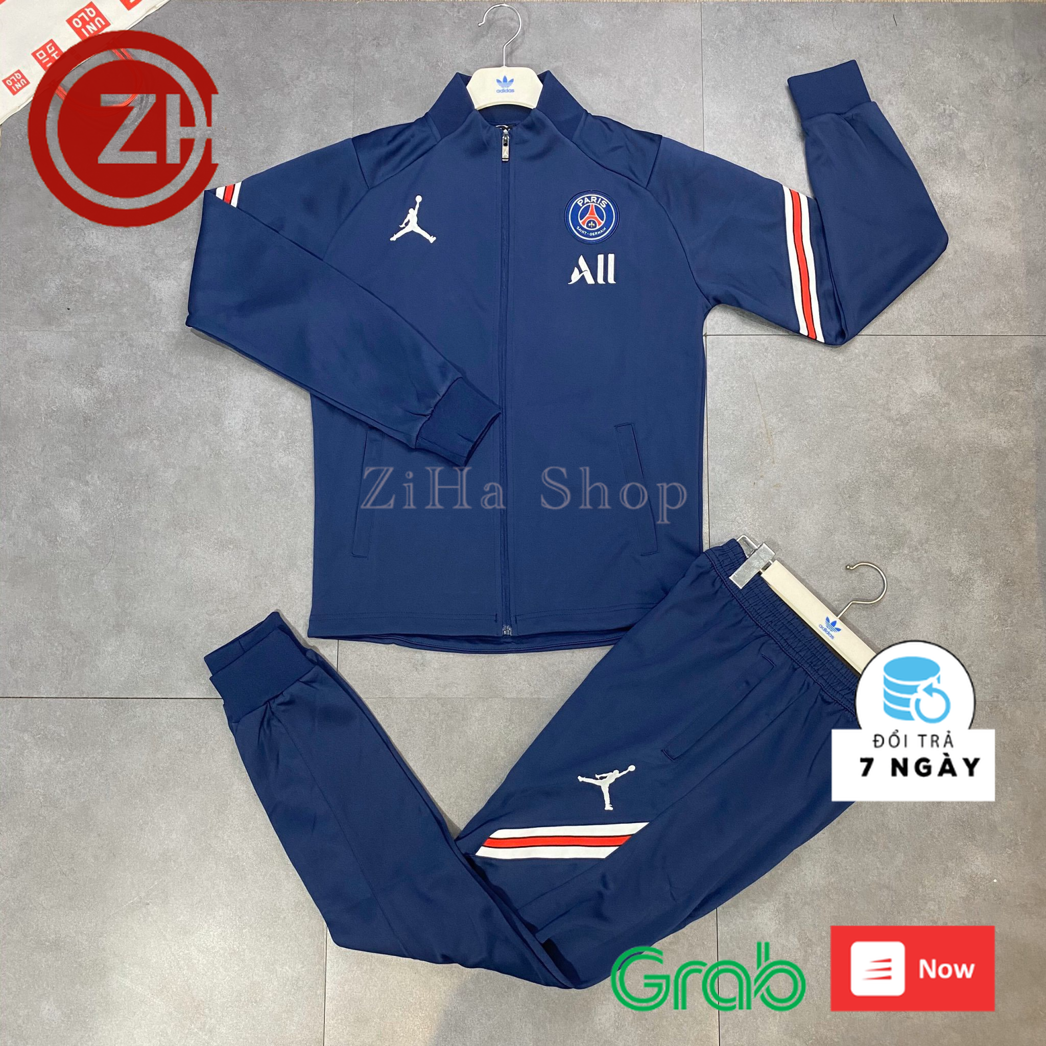 Đồ bộ nam mùa đông Kéo Khóa Xanh Paris , bộ nỉ nam thu đông, quần áo thu đông nam, bộ quần áo nam dài tay BD923 - Hàng Xịn - ZiHa Shop