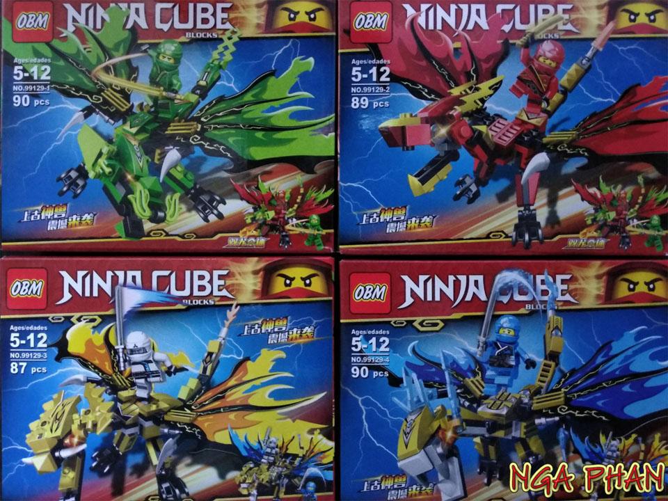 Ninja cưỡi rồng bay ninjago lego obm đồ chơi xếp hình lắp ráp