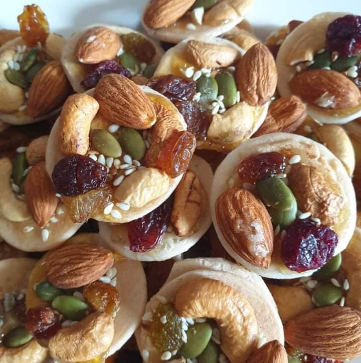 1kg Bánh đồng tiền hạt điều,hạnh nhân