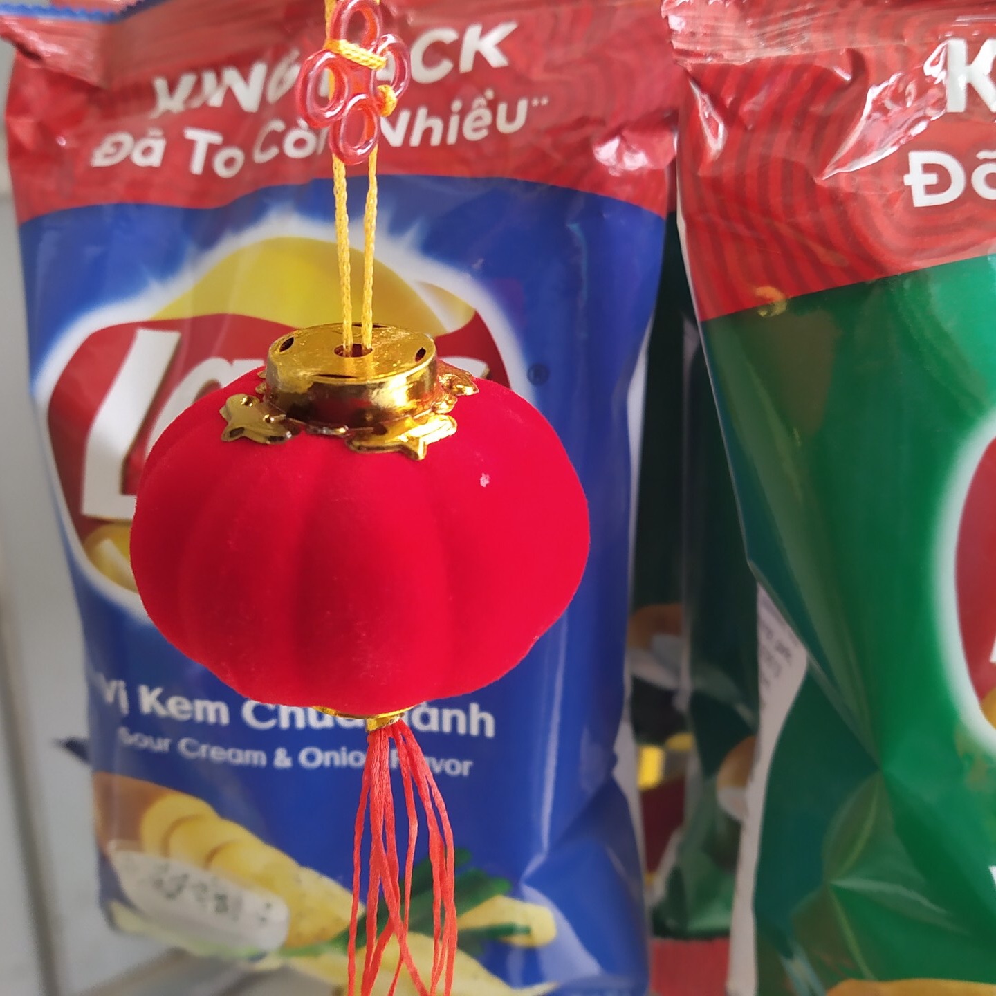 Combo 20 quả đèn lồng mini treo trang trí cành đào cành mai
