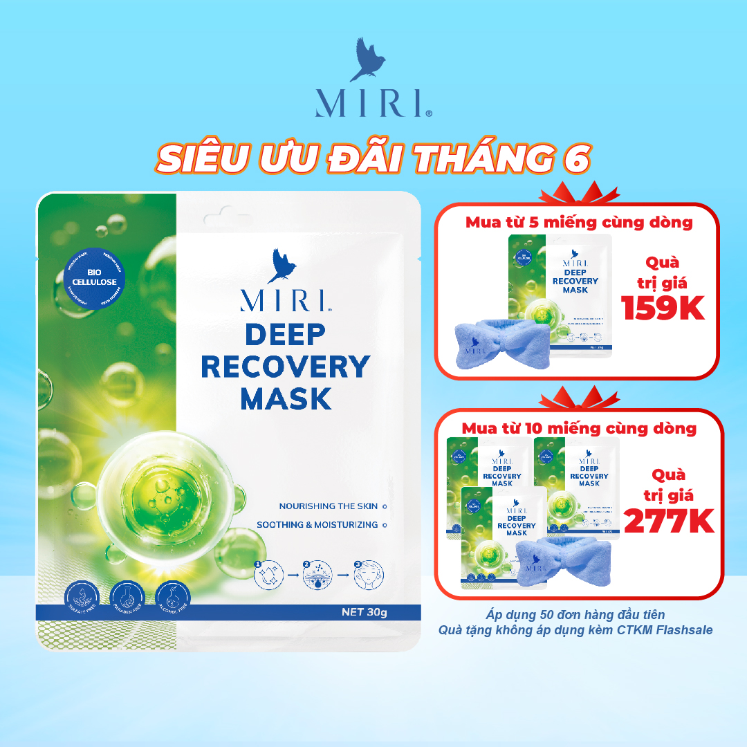 Mặt nạ giúp phục hồi và cung cấp dưỡng chất cho da - deep recovery mask miri