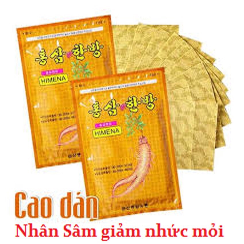 Cao dán sâm himena hàn quốc gói 20 miếng
