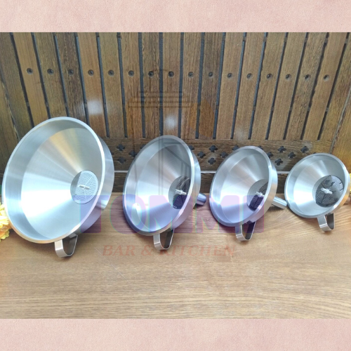Phểu inox 304 lưới lọc – phểu lọc đủ size pha chế - dụng cụ pha chế