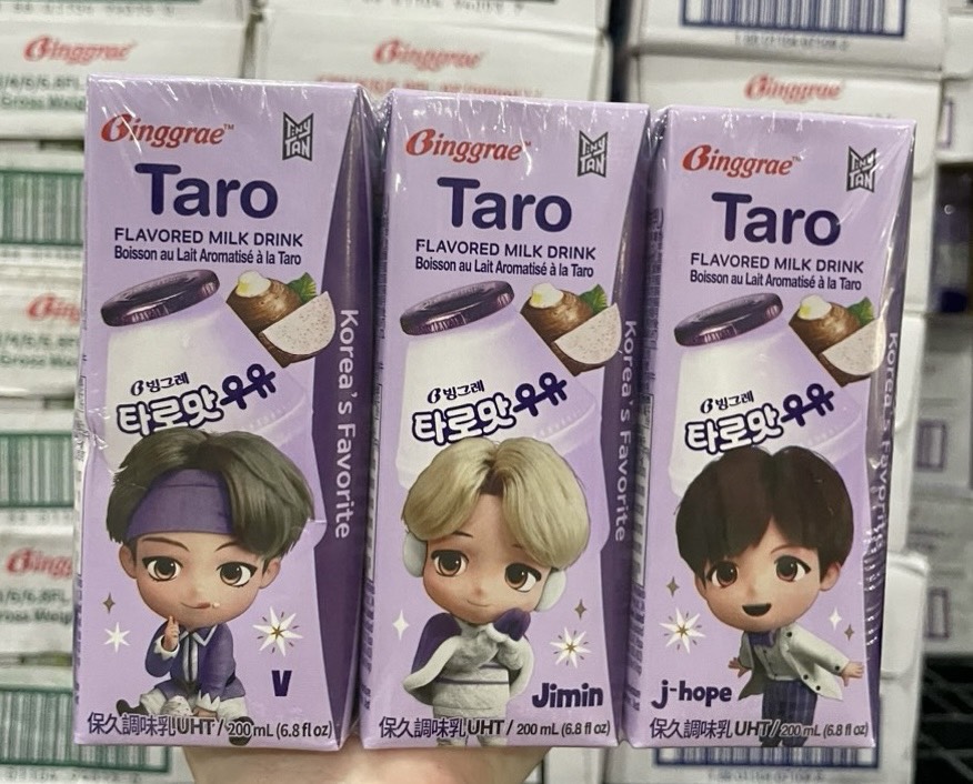 Lốc 6 Hộp Sữa Khoai Môn Milk Binggrae Hàn Quốc