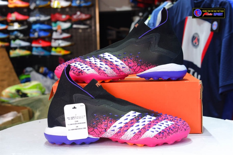 Giày predator freak + tf - đen hồng