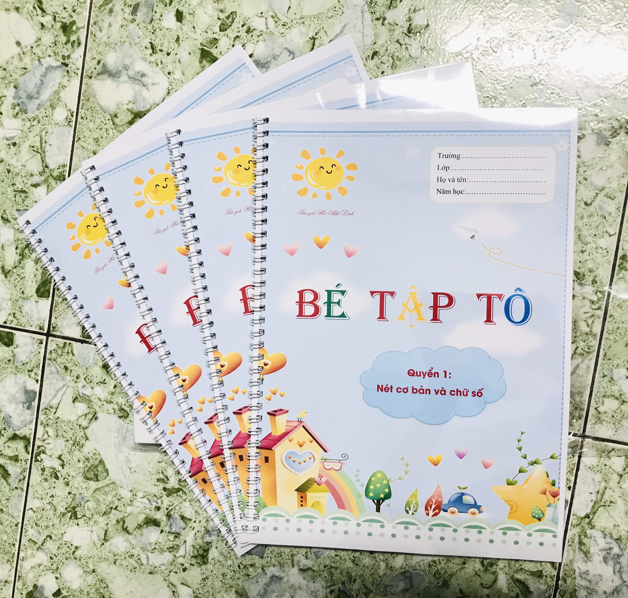 Vở tập tô nét cơ bản và chữ số mầm non