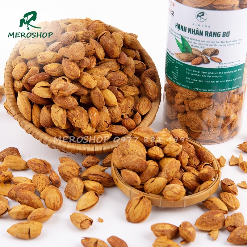 250gram hạnh nhân rang bơ vỏ mỏng mỹ lon pét
