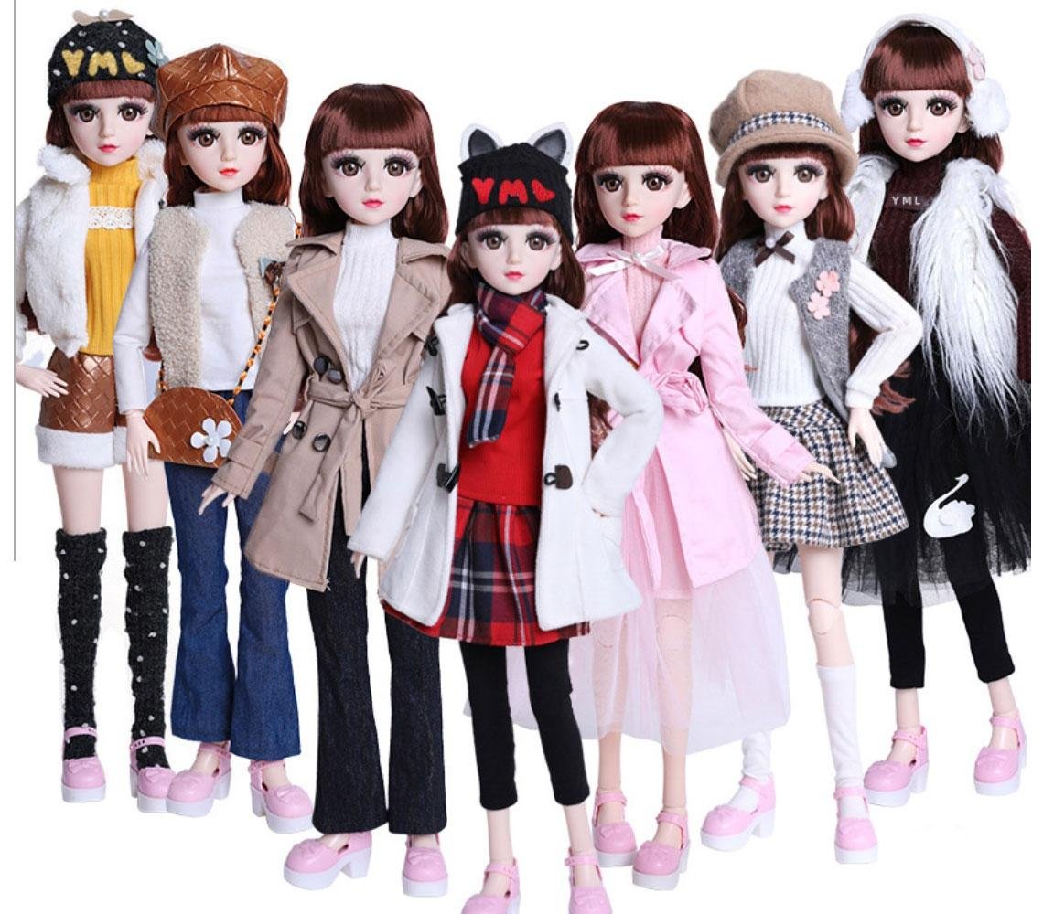 Chỉ nguyên set váy búp bê bjd 60cm - không kèm búp bê
