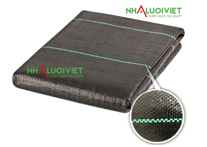 Bạt diệt cỏ hàng dày khổ rộng 2m màu đen, bán theo mét tới