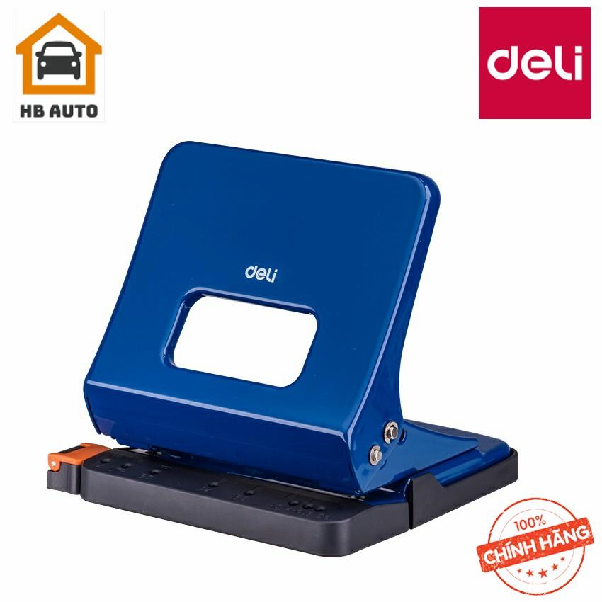 [FreeshipMAX] Đục lỗ giấy 25 tờ Deli E0142 vỏ kim loại cao cấp
