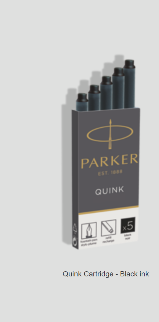 [HCM]Ống mực bút máy cao cấp Parker - Vỉ 5 ống (Hàng nhập khẩu) cam kết hàng đúng mô tả chất lượng đảm bảo an toàn đến sức khỏe người sử dụng đa dạng mẫu mã