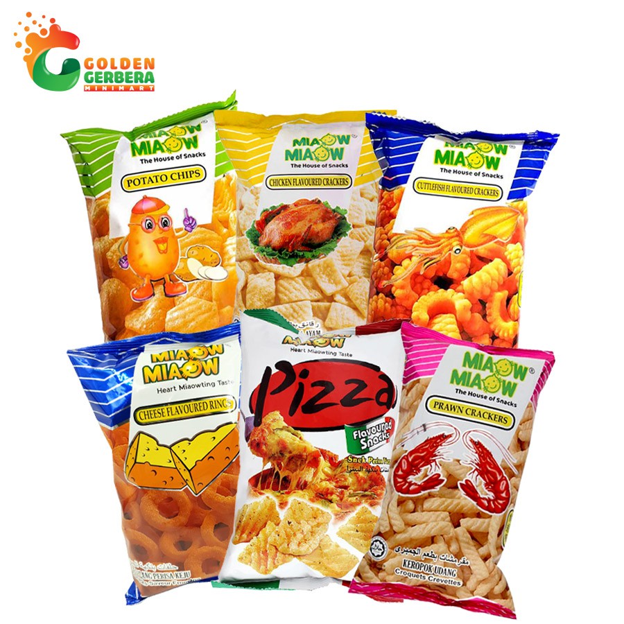 Snack miaow miaow nhiều vị 60g giá tốt
