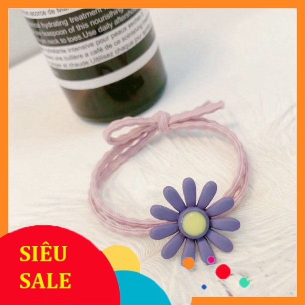 Dây chun cột tóc hình hoa cúc Hàn Quốc xinh xắn