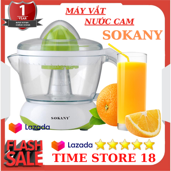 Máy Vắt Cam Đa Năng Tự Động Sokany Thương Hiệu Nhật Bản - Bảo Hành 12 Tháng