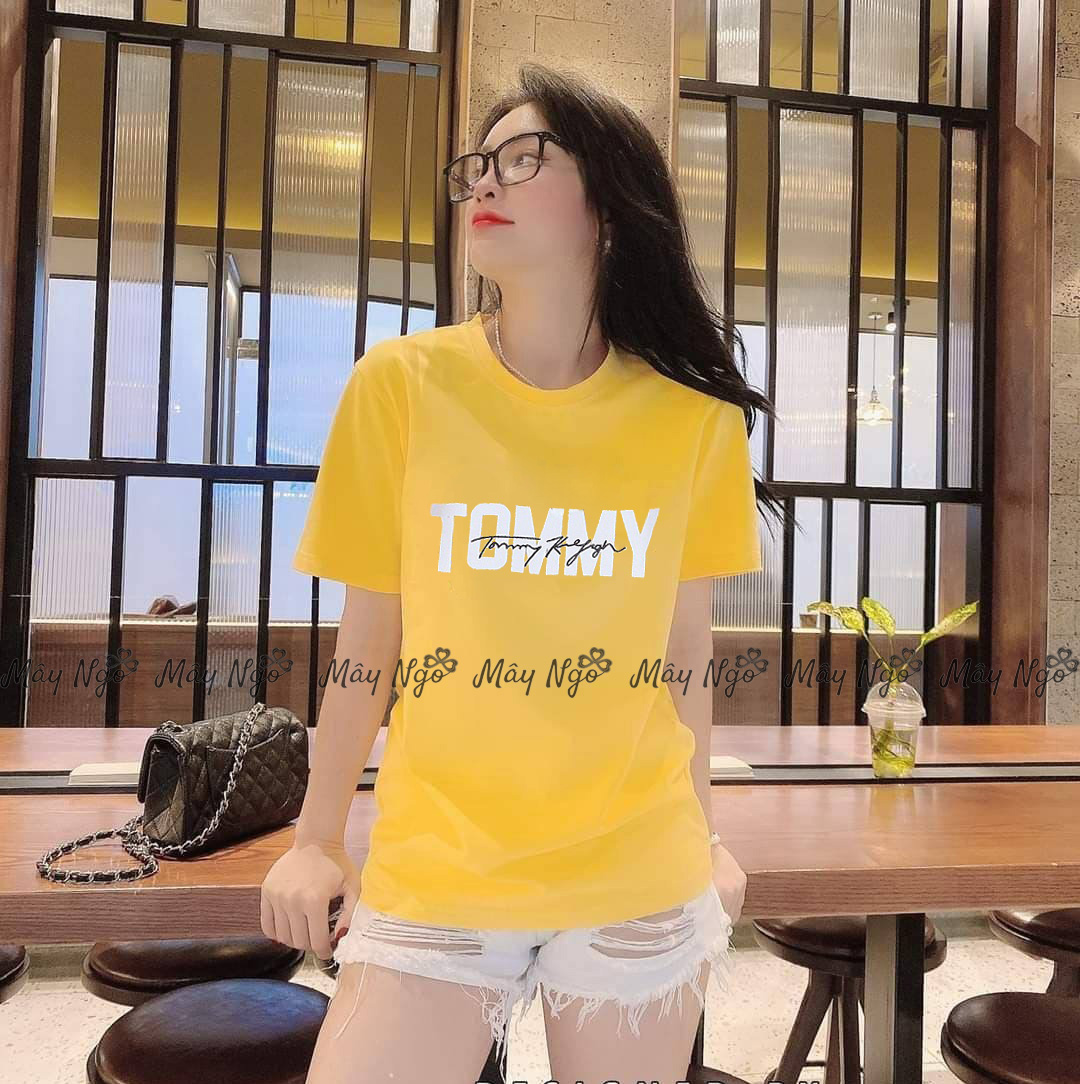 Áo thun thái 779 thun dày mịn in chữ