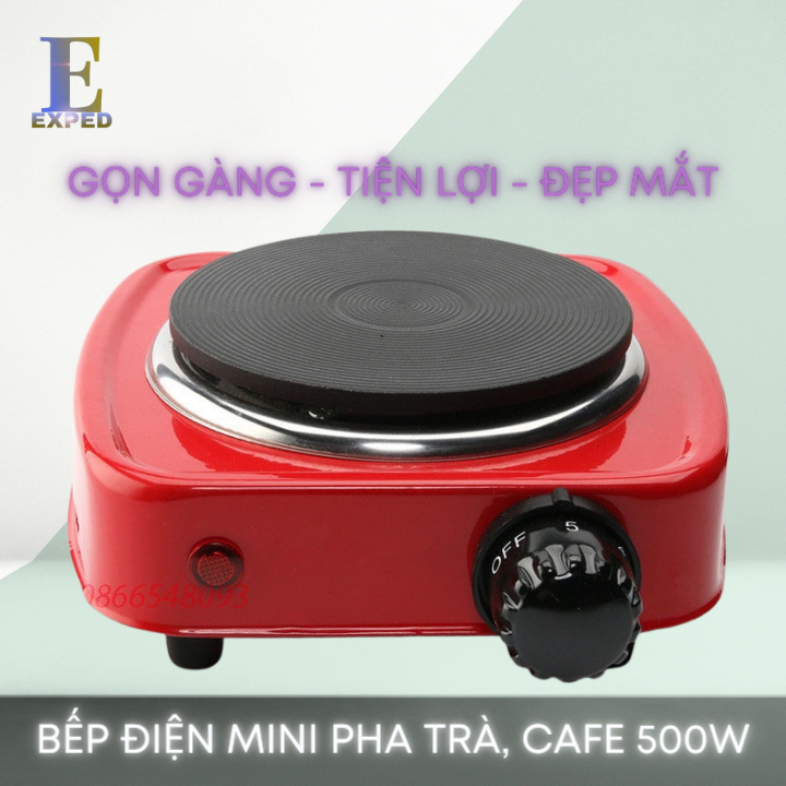 Bếp điện mini 500W pha cafe, pha trà