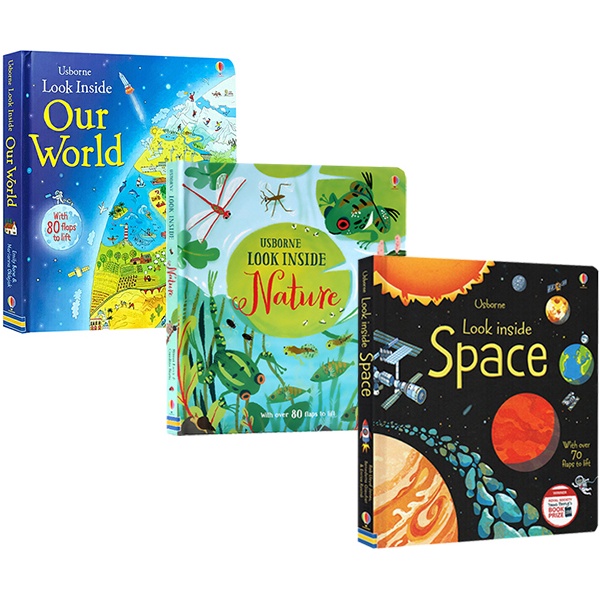 Series đồ chơi lật mở khám phá bên trong của Usborne (Look Inside
)