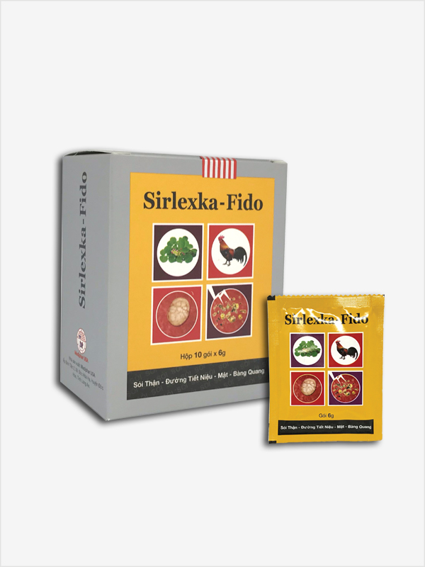 SIRLEXKA - FIDO lợi tiểu,sỏi thận, sỏi mật, sỏi đường tiết niệu, sỏi bàng quang, viêm thận, viêm mật, viêm đường tiết niệu