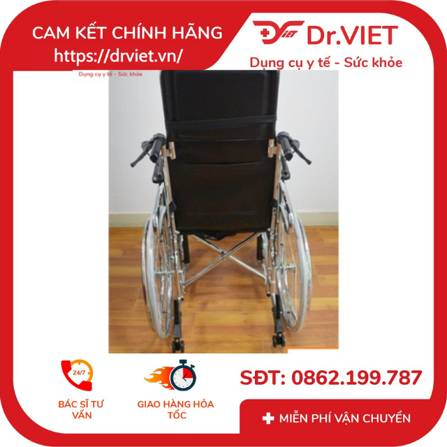Xe lăn đa năng sắt sơn 2 chống lật X67 (Lucass X-601 cũ) Chính hãng 18 Xe lăn đa năng sắt sơn 2 chống lật X67 (Lucass X-601 cũ) Chính hãng