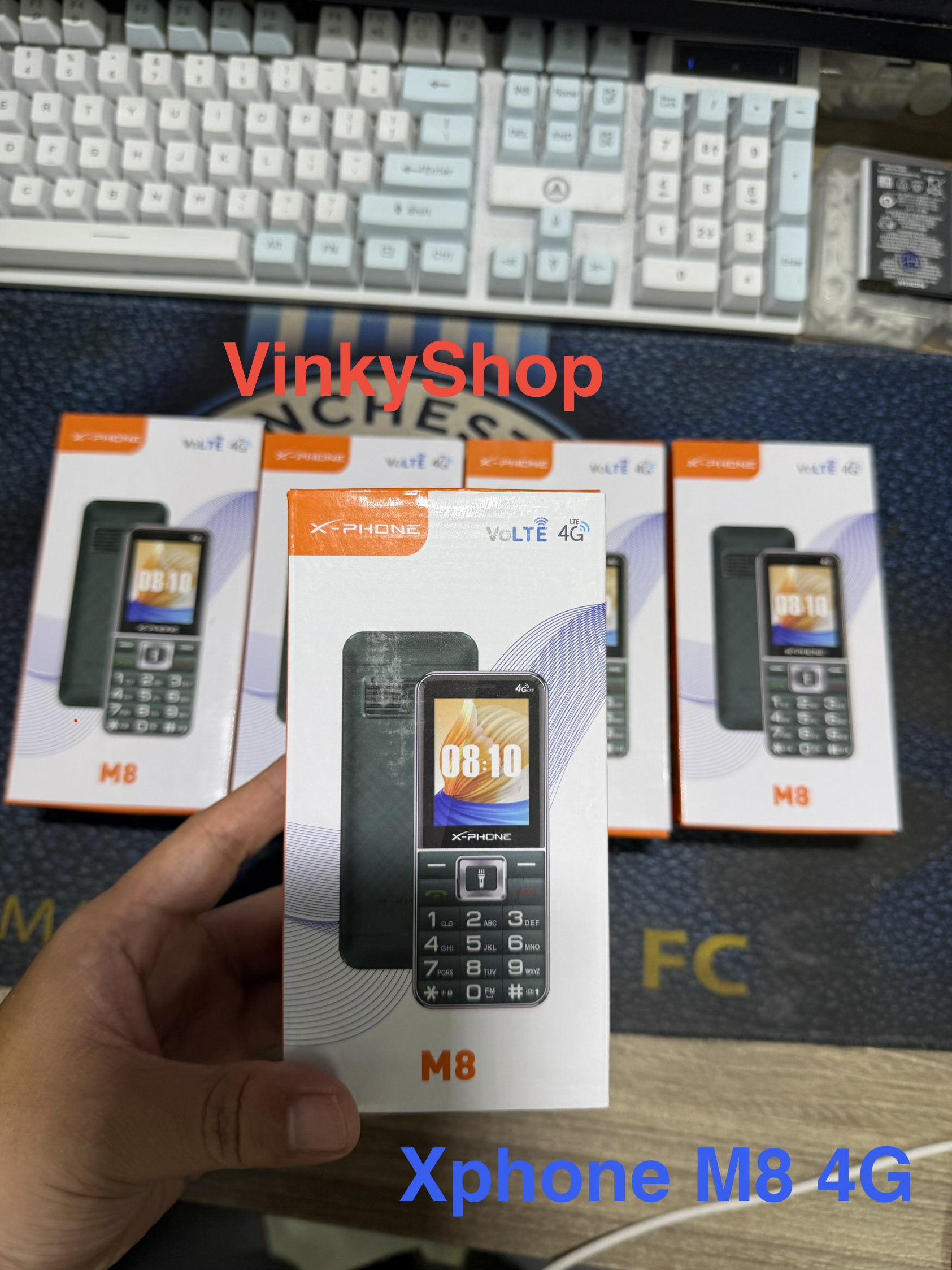 Điện thoại Xphone M8 4G xài được tất cả nhà mạng,Màn hình 2.4inch - Bảo hành 12 tháng