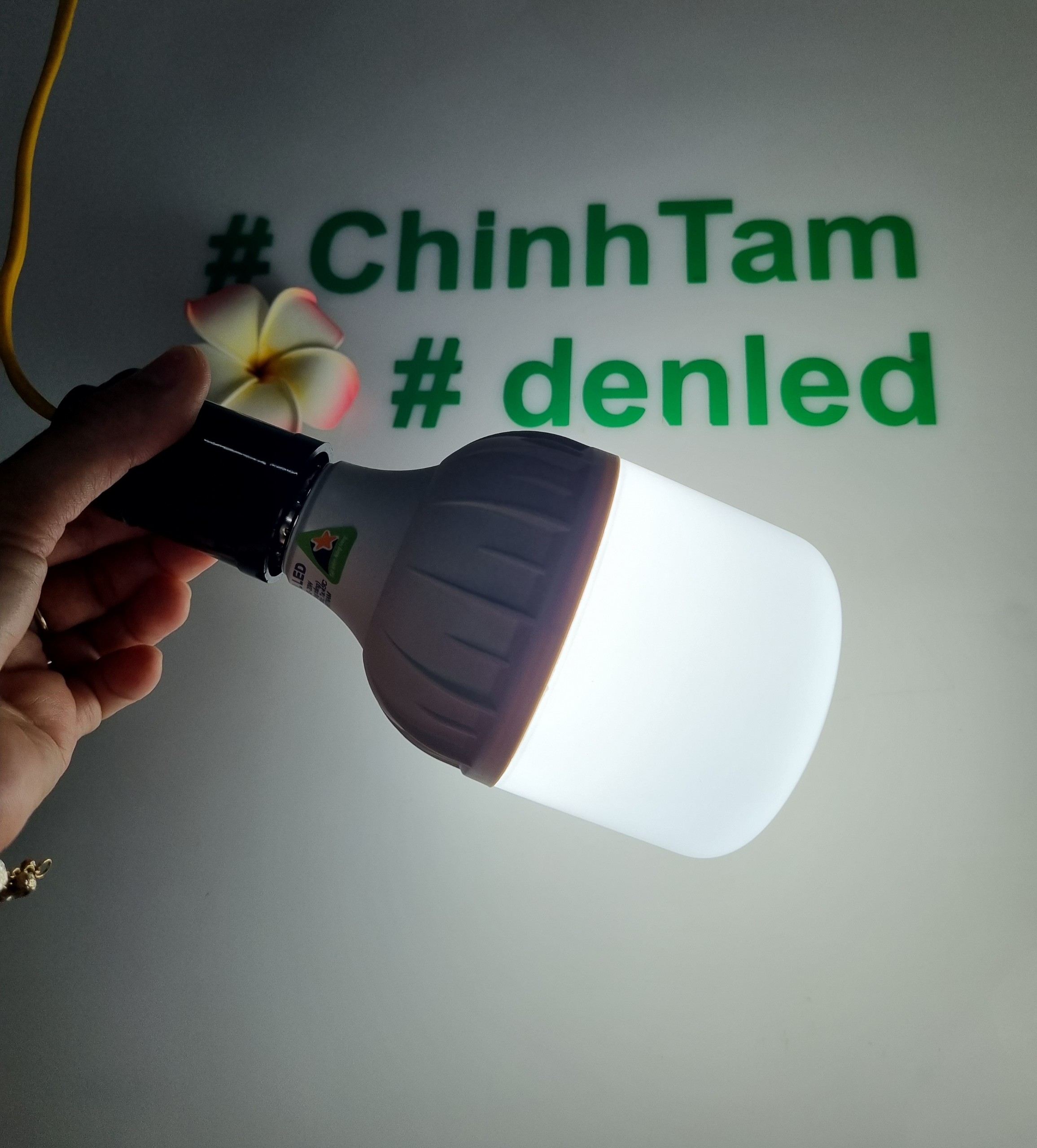 Bóng led công suất cao 20w ip54 duhal ánh sáng trắng