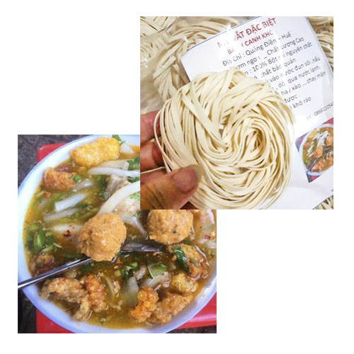 [HCM]1Kg Bánh Canh Khô-Mì Vắt Đặc Biệt-Quảng Điền Huế