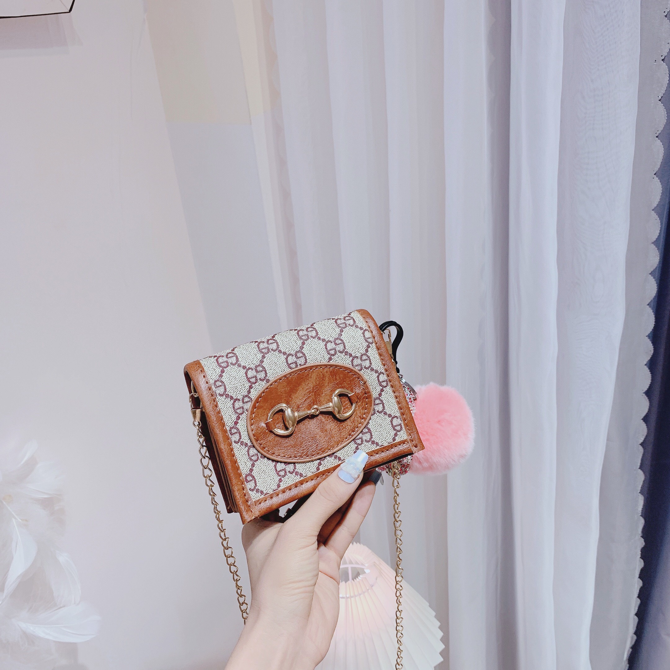 Túi da mini đeo chéo xinh xắn cho nữ hot trend phong cách hàn quốc