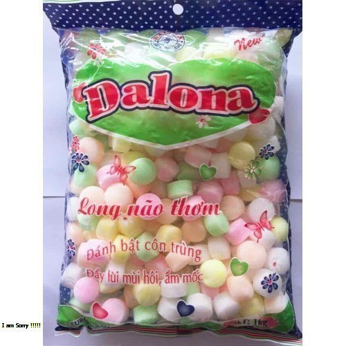 [ XẢ KHO 3 NGÀY+ QUÀ ]  1 Kg Băng phiến, long não đuổi chuột, gián, ruồi vàng, mối, côn trùng khác Dalona nhiều màu- Nông Nghiệp Xanh - 300 viên, thơm, hiệu quả, giá rẻ- Tặng kèm khẩu trang 4 lớp, bao tay