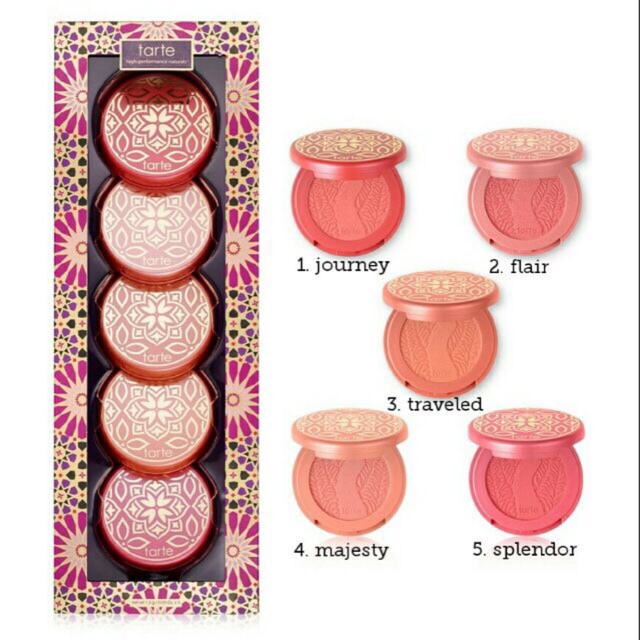 [HCM]Tarte (có quà) tách set phấn má hồng lâu trôi Tarte Amazonian Clay 12-Hour Blush + kèm gương mini chất lượng đảm bảo an toàn đến sức khỏe người sử dụng cam kết hàng đúng mô tả