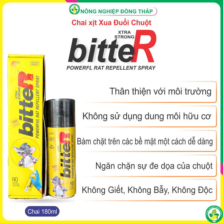 Chai xịt xua đuổi chuột xtra strong bitttertm