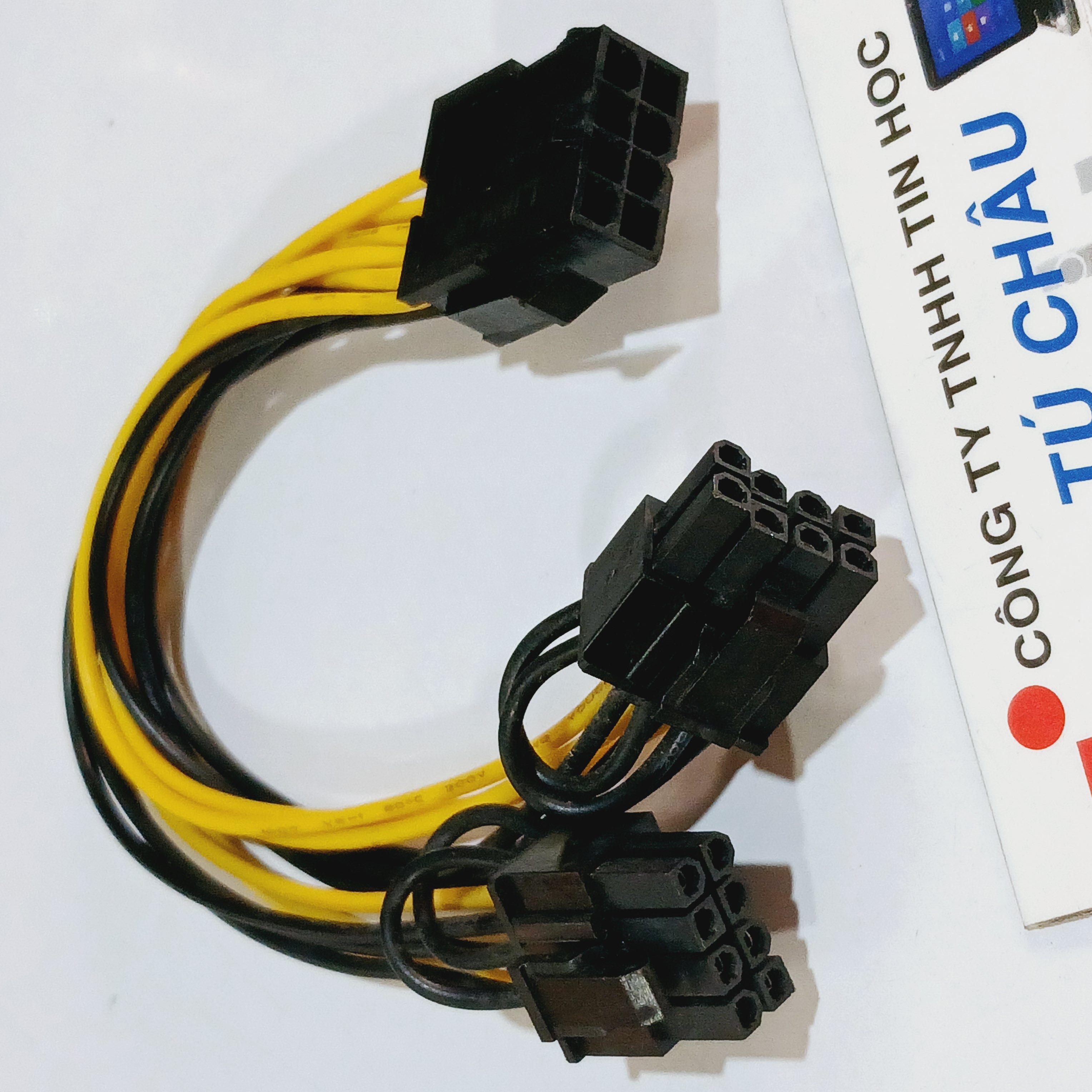 Cáp chia nguồn 8 pin 1 ra 2 / 8 pin ra 6 pin / nối dài nguồn 8 pin / dài 20cm