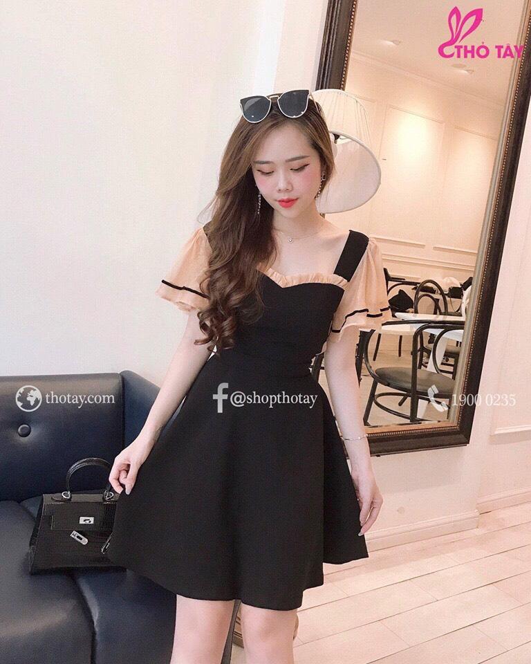 (TOP BÁN CHẠY ) ĐẦM XÒE TAY PHỐI REN CỰC XINH CHO CÁC NÀNG