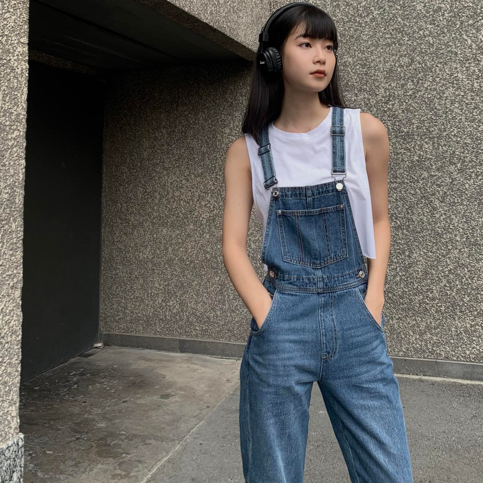 TheBlueTshirt - Quần Yếm Jeans Nữ - The Original Denim Overalls
