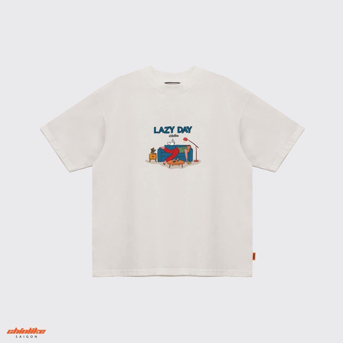 Chinlike - lazy day tee - áo thun