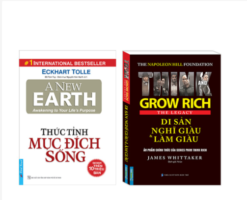 Combo Di sản nghĩ giàu và làm giàu (The Napoleon Hill Foundation Grow Rich The Legacy) & Thức Tỉnh Mục Đích Sống