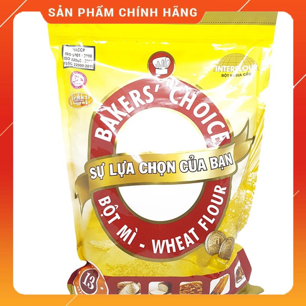 Bột Mì Baker’S Choice Số 13 gói 1kg – Bột Mì Dai Làm Bánh Mì / Bread Flour