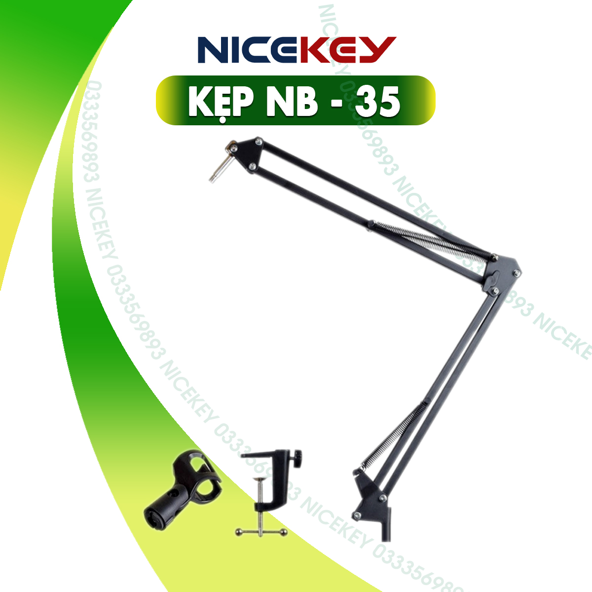 Chân mic miro kẹp bàn nb35 - giá đỡ kẹp bàn gắn micro livestream chuyên cho phòng thu