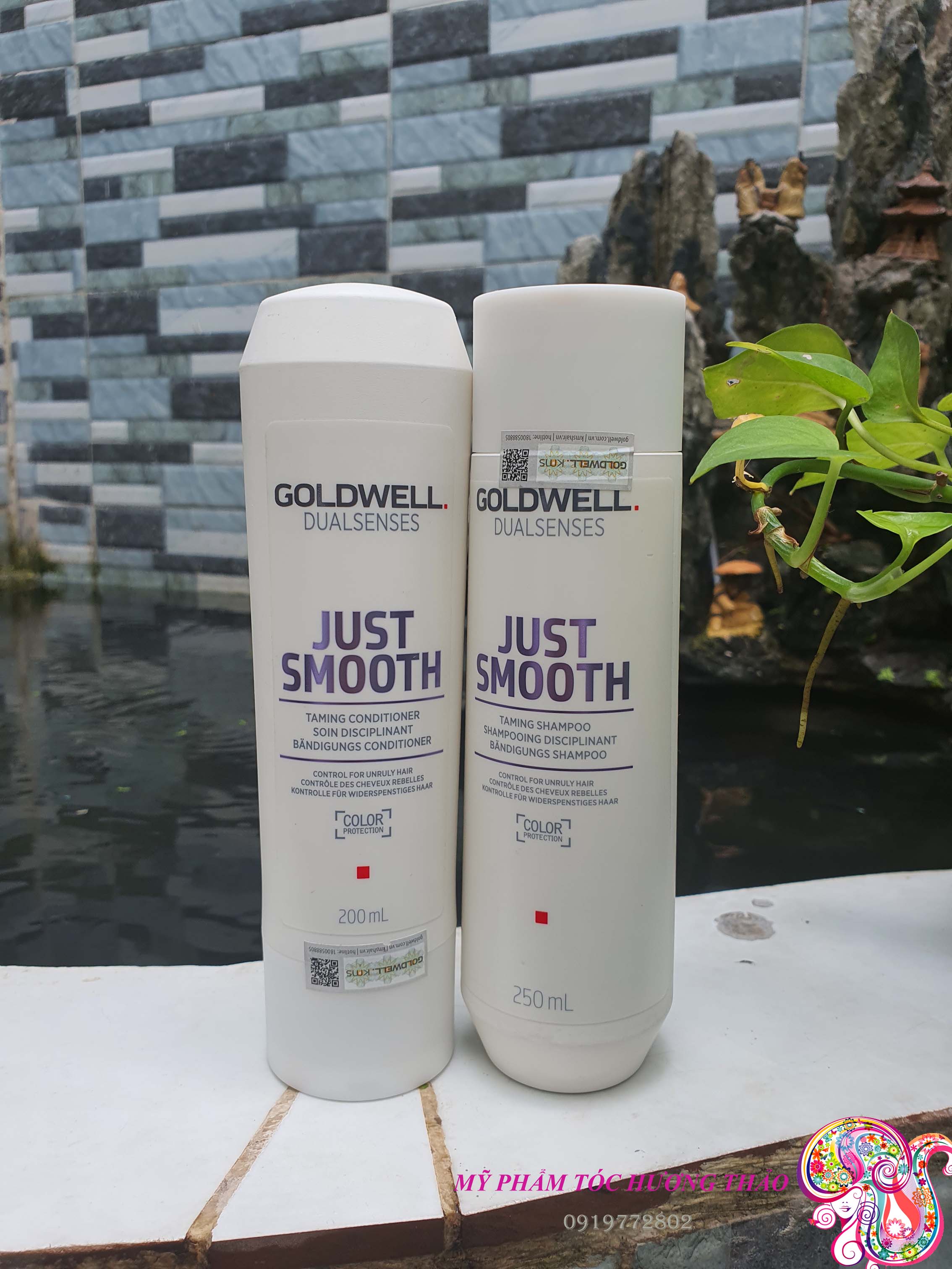 Dầu gội xã suôn mượt goldwell smooth 250ml