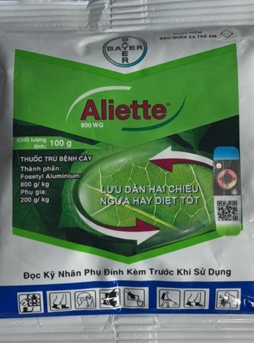 Thuốc trừ bệnh aliette 800wg gói 100g
