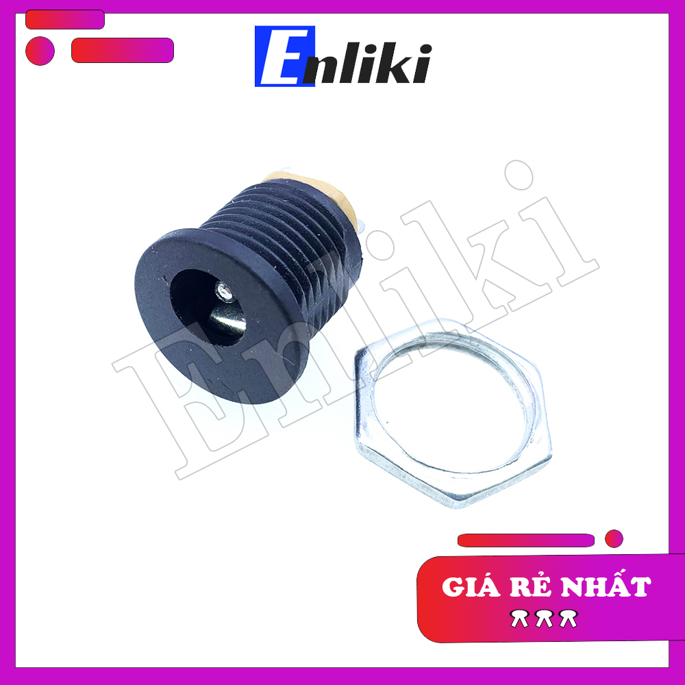 Jack dc cái 5.5x2.1mm màu đen
