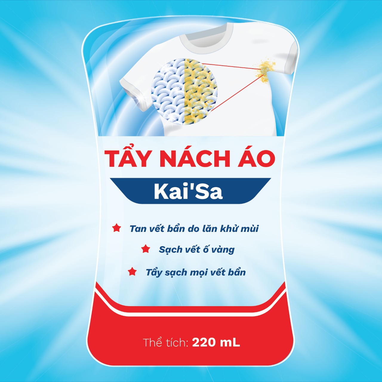 Tẩy nách áo Kai'Sa 450mL, 650mL