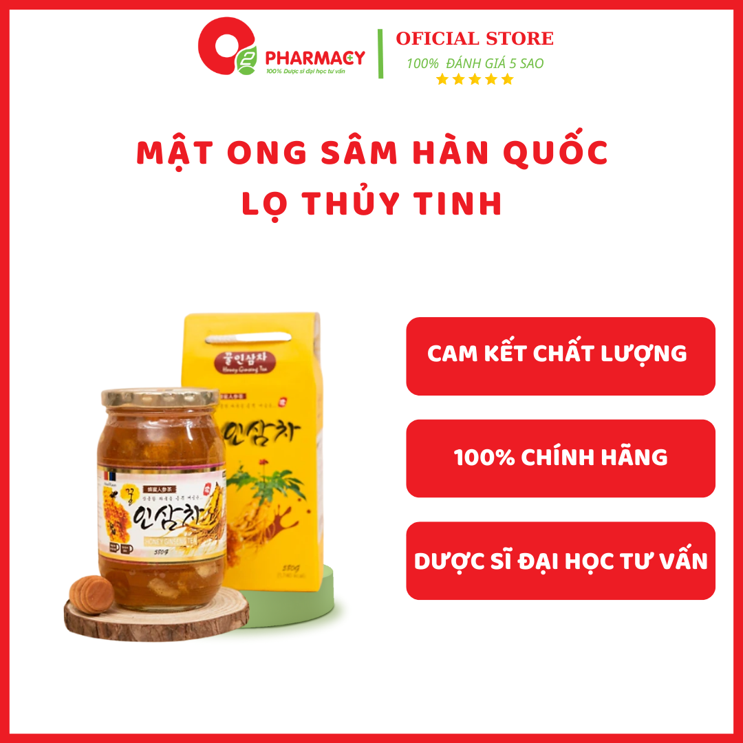 Mật ong sâm hàn quốc 580g