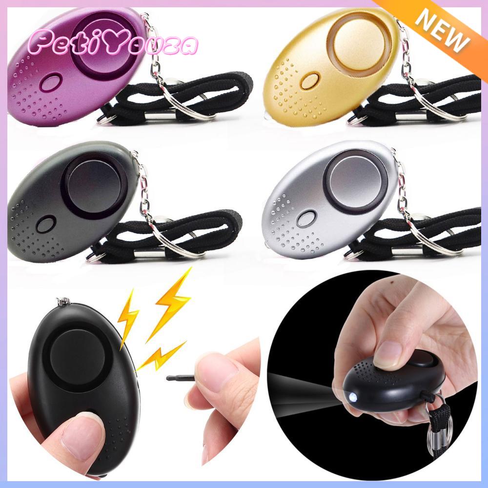 1 PC 130Db An ninh Bảo vệ Phụ nữ Báo động tự vệ Móc khóa lớn Còi báo động khẩn cấp Báo động an toàn