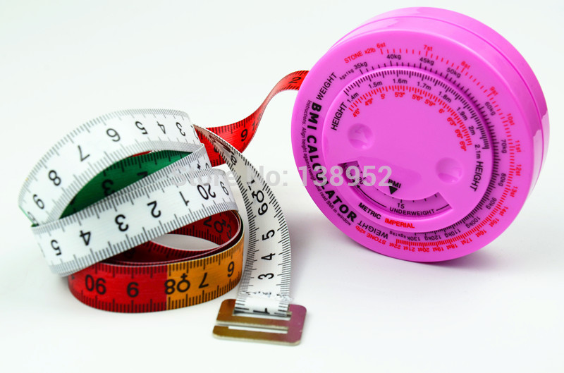 Chất lượng cao 2017 màu Hồng BMI máy tính sức khỏe cơ thể Băng đo chỉ số
