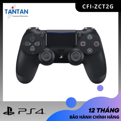 TAY CẦM PS4 CUH-ZCT2G | Truyền tín hiệu qua Bluetooth và cáp microUSB - Tích hợp loa ngoài và cổng tai nghe 3.5 - Nút bấm nhạy, cảm biến hiện đại | BẢO HÀNH 12 THÁNG TOÀN QUỐC